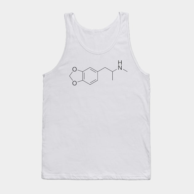 MDMA Molecule Tank Top by CelestialTees